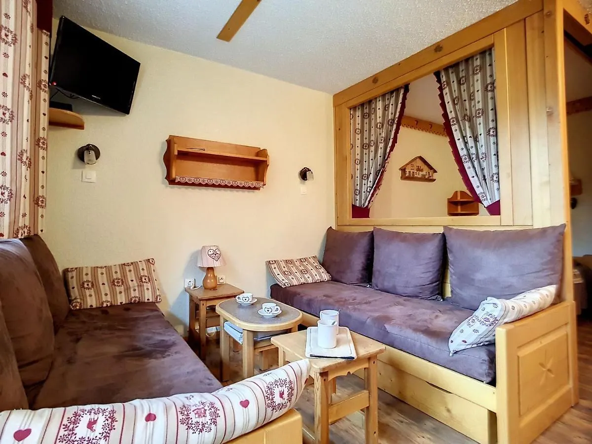 Appartement Skis Aux Pieds A Reberty 1850 Avec Balcon, 2 Pieces, 4Eme Etage, Bord De Piste - Fr-1-344-826 Saint-Martin-de-Belleville